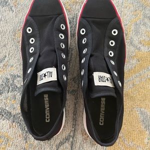Black Slip On Mesh Converse All Star Size 11 Mens 13 Womens